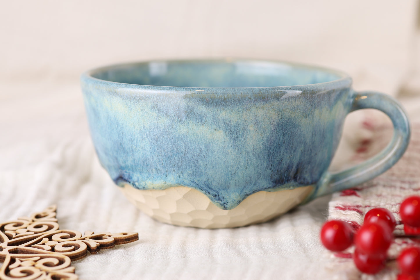 Cappuccinotasse Crystal Waves, 350 ml