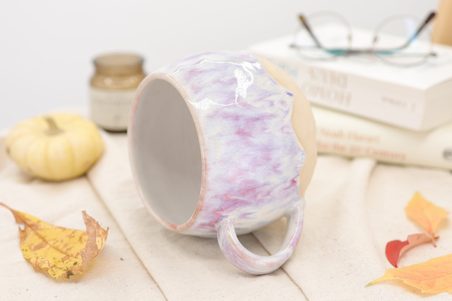 Teebecher Violet Cream, 500 ml