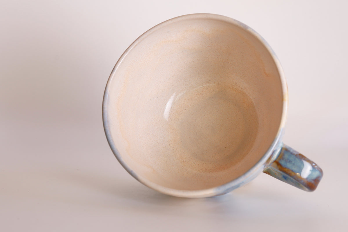 Cappuccinotasse Denim Marble, 350 ml
