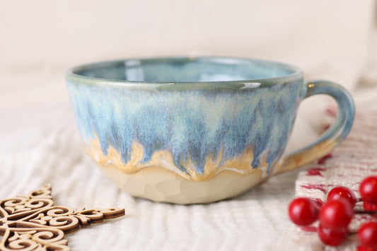 Cappuccinotasse Sandy Waves, 350 ml