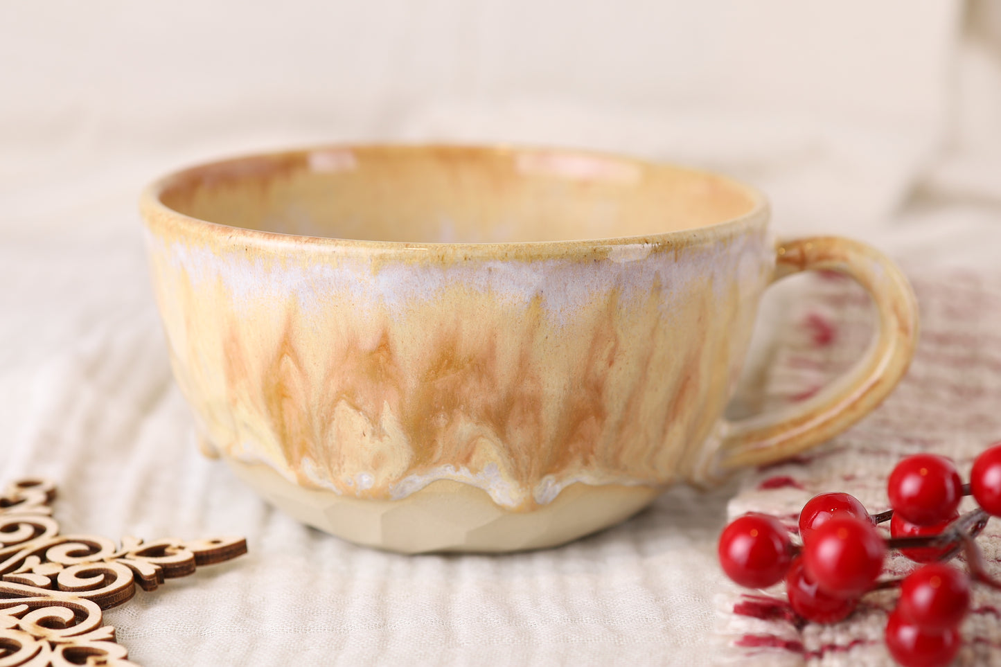 Cappuccinotasse Creamy Caramel, 350 ml