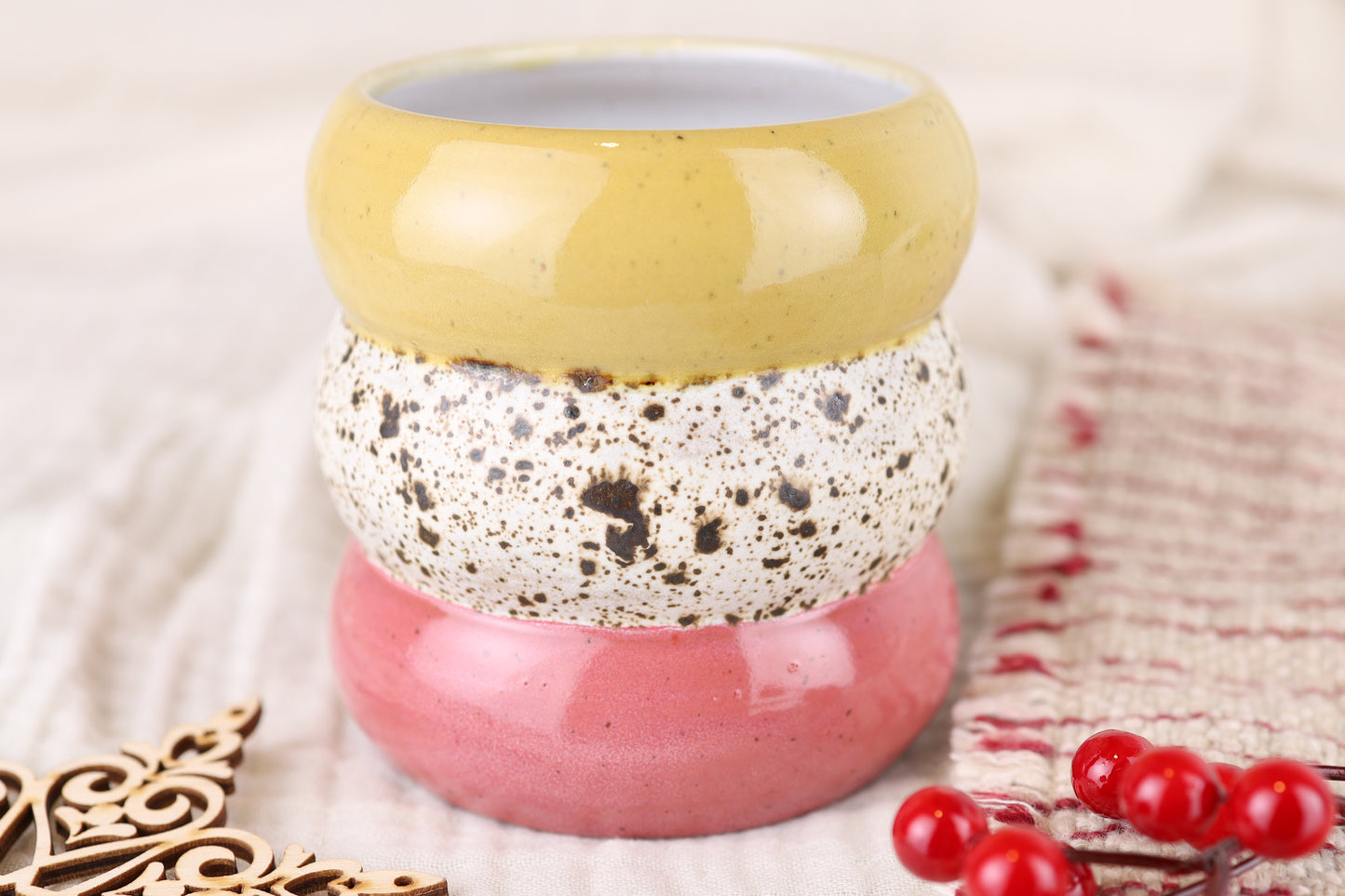 Wellenbecher Glaze Parade, 330 ml