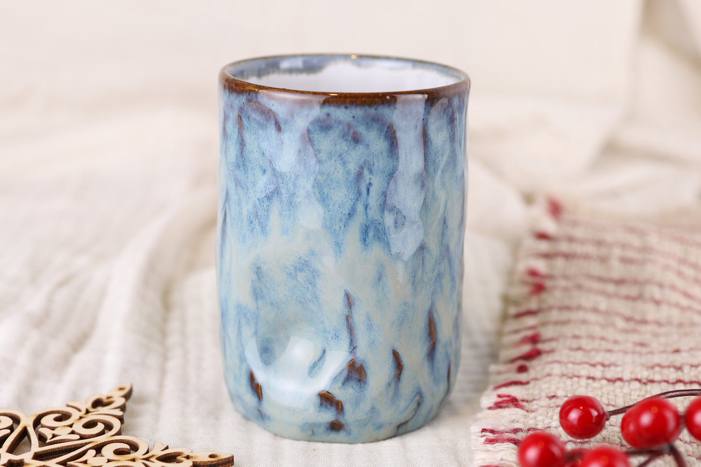 Daumenbecher Denim Light, 300 ml