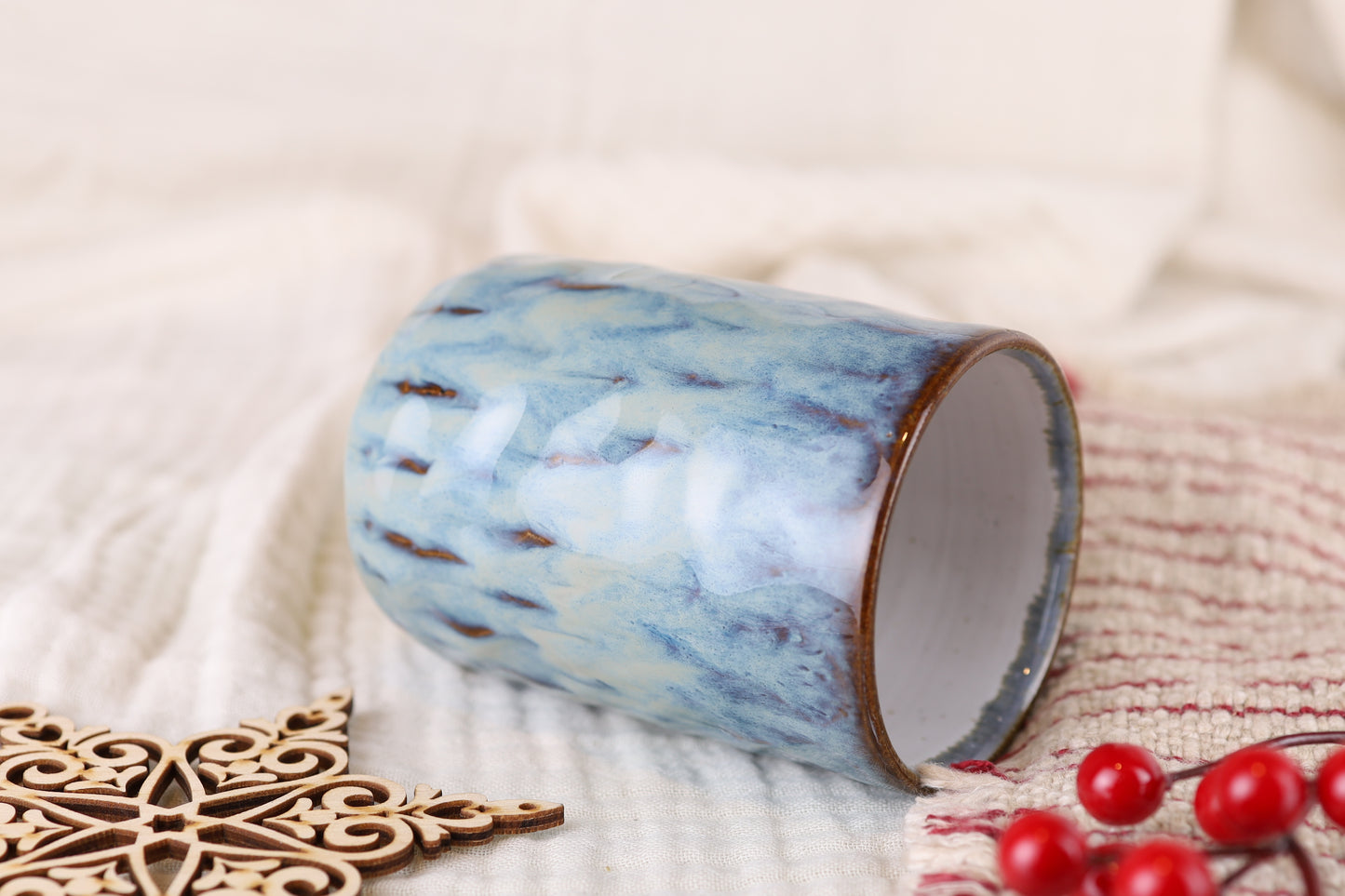 Daumenbecher Denim Light, 300 ml