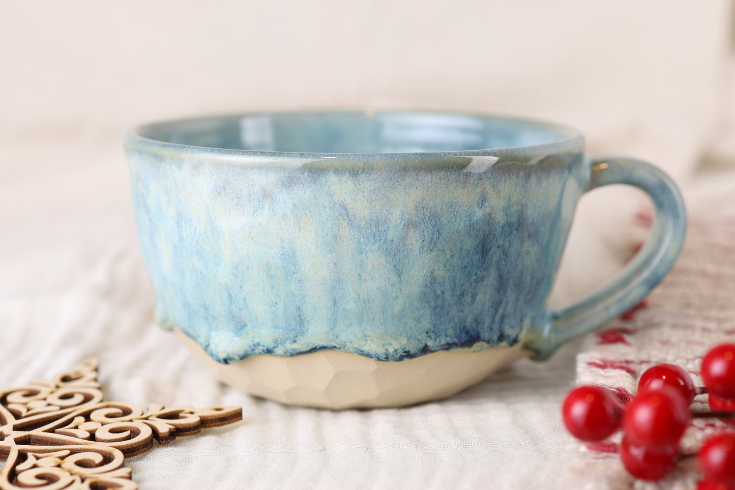 Cappuccinotasse Crystal Waves, 350 ml