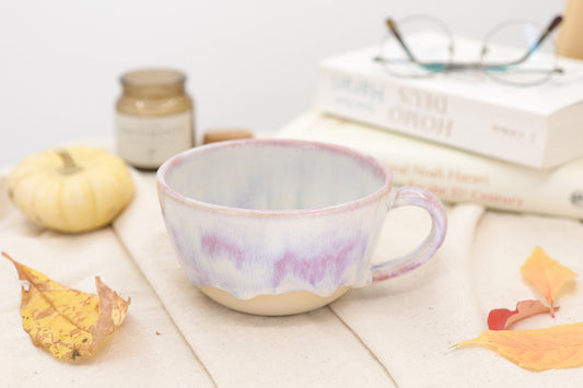 Cappuccinotasse Violet Cream, 350 ml