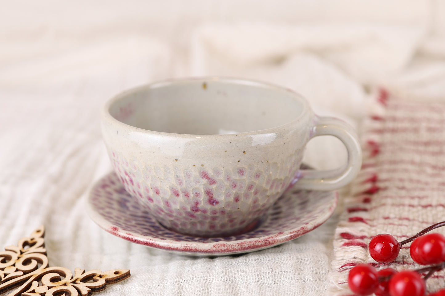 Tasse mit Untersetzer Limited Ed