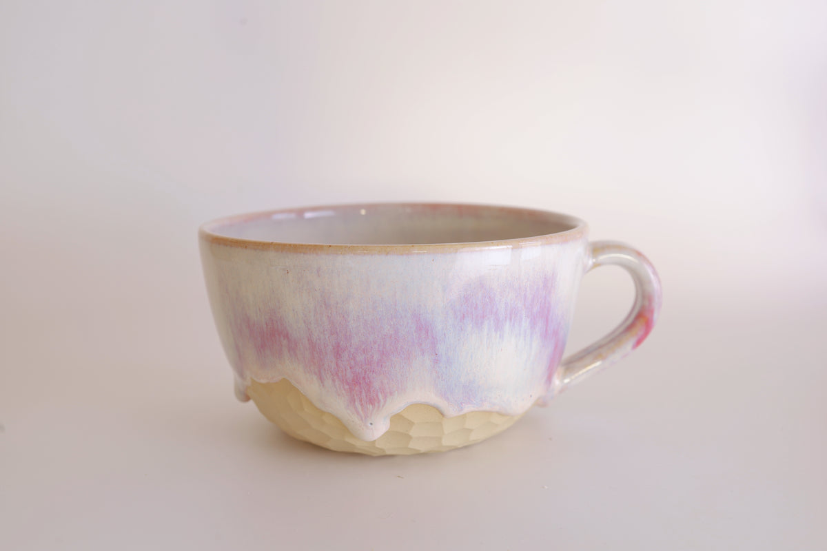 Cappuccinotasse Violet Cream, 350 ml