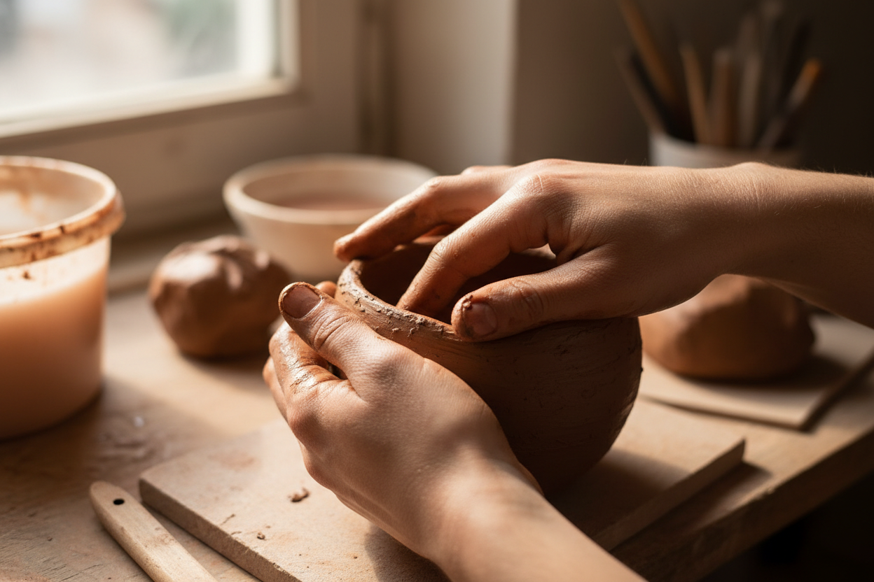 Freies Gestalten mit Ton (1 Termin)